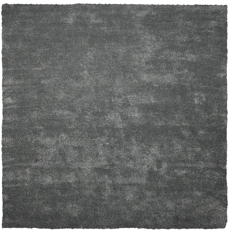 Beliani Shaggy kilimas DEMRE tamsiai pilkas 200 x 200 cm