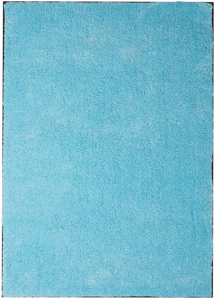 Beliani Shaggy kilimas DEMRE žydros spalvos 140 x 200 cm