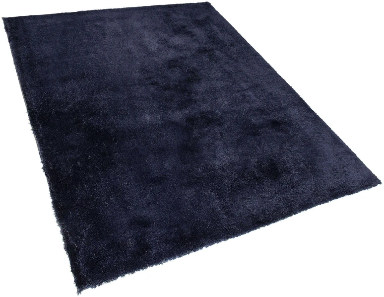 Beliani Shaggy kilimas EVREN tamsiai mėlynas 140 x 200 cm