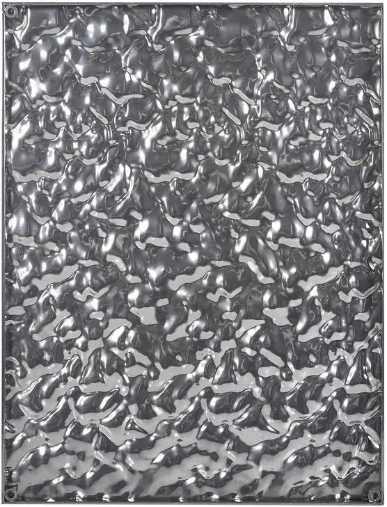 Beliani Sieninė dekoracija COIMBRA 79 cm metalinė, sidabrinė