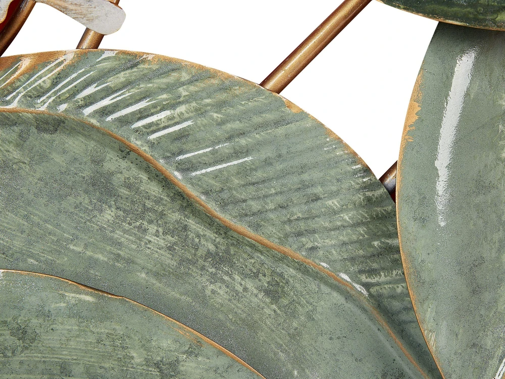 Beliani Sieninė dekoracija Kwiat THORIUM metalinė 44 cm spalvota