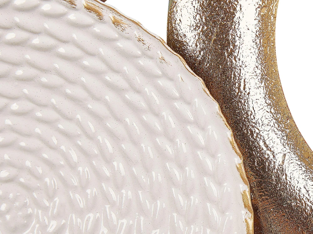 Beliani Sieninė dekoracija Liść KRYPTON Metal 58 cm Spalvota