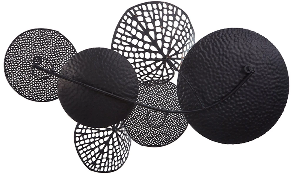 Beliani Sieninė dekoracija RHODIUM metalinė 40 cm spalvota