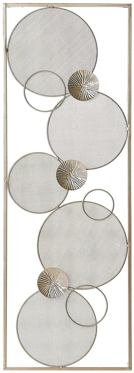 Beliani Sieninis dekoras TUNGSTEN Metalinis 90 cm Auksinis