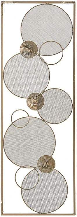 Beliani Sieninis dekoras TUNGSTEN Metalinis 90 cm Auksinis