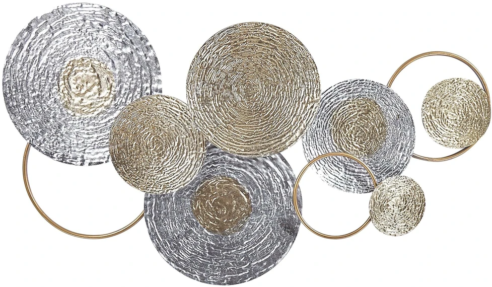 Beliani Sieninis dekoras VANADIUM metalinis 60 cm auksinis