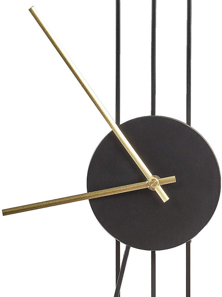 Beliani Sieninis laikrodis ANNIVIERS 44 cm metalinis juodas