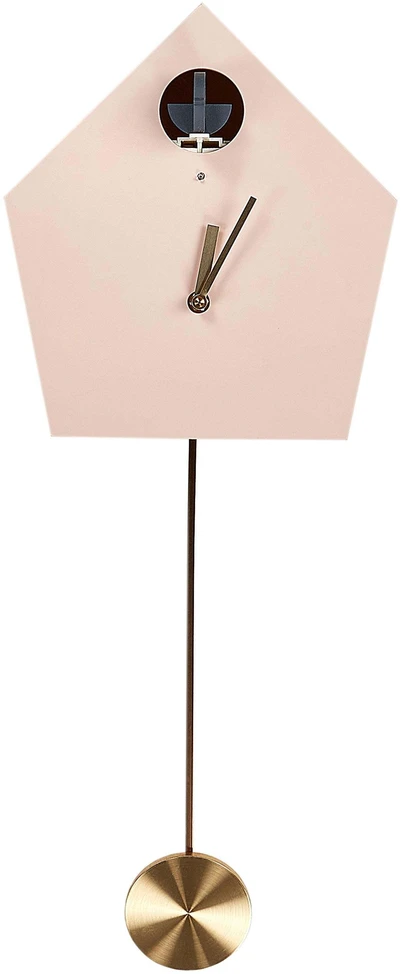 Beliani Sieninis laikrodis ARBAZ 24 cm Rožinis