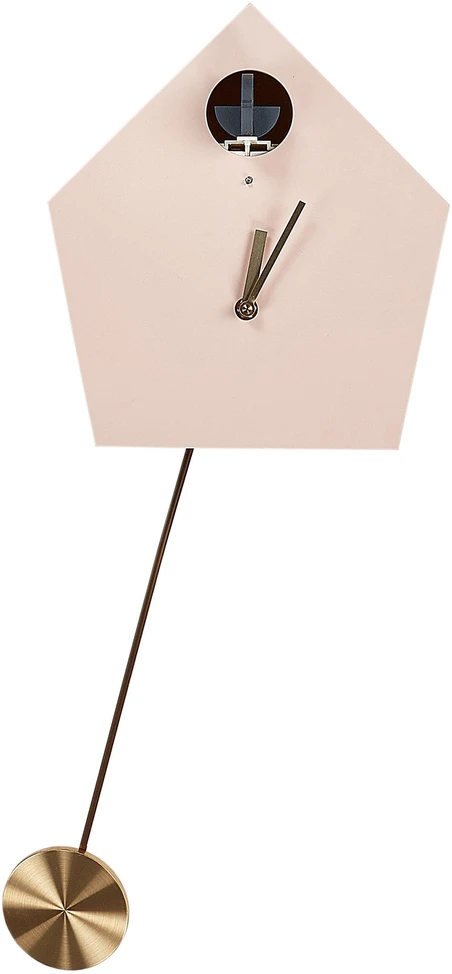 Beliani Sieninis laikrodis ARBAZ 24 cm Rožinis