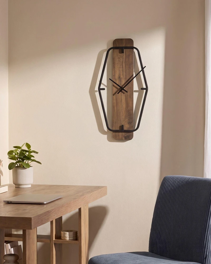 Beliani Sieninis laikrodis CLISSON 25 cm, rudas