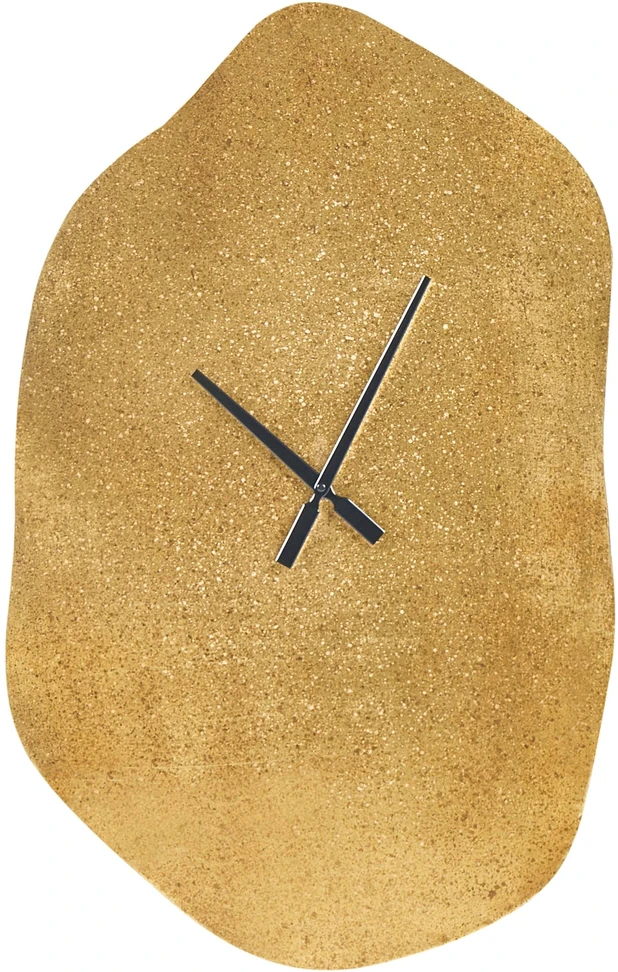 Beliani Sieninis laikrodis GANGES 50 cm metalinis, žalvario spalvos