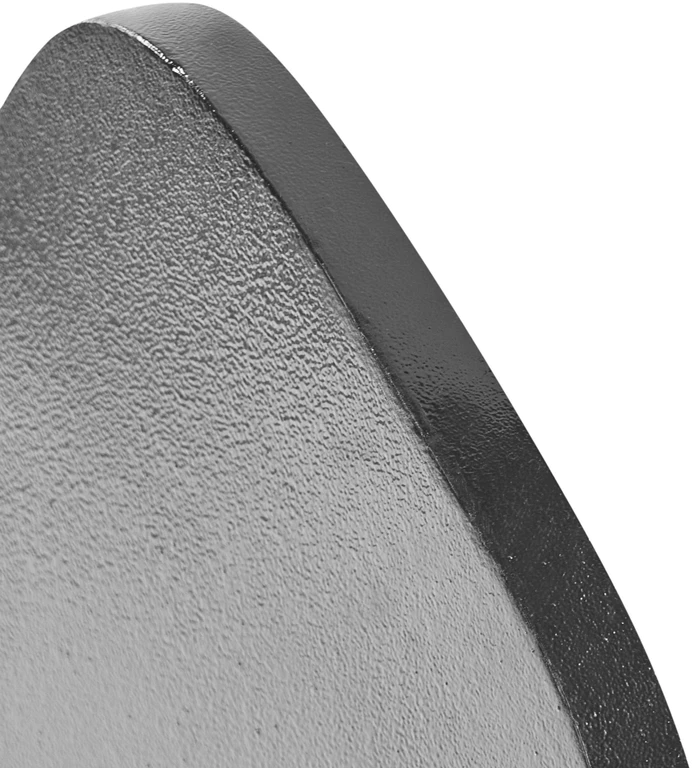 Beliani Sieninis laikrodis GANGES 50 cm metalinis juodas