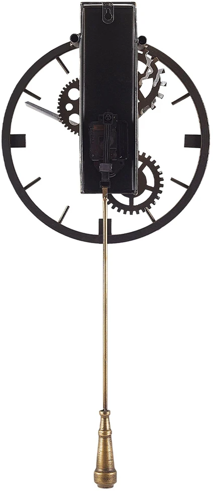 Beliani Sieninis laikrodis MARCOTE 30 cm metalinis auksinis