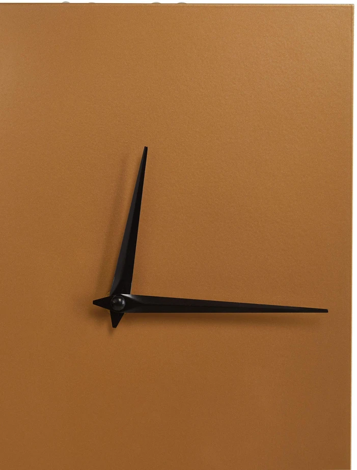 Beliani Sieninis laikrodis POMBAL 22 cm metalinis auksinis