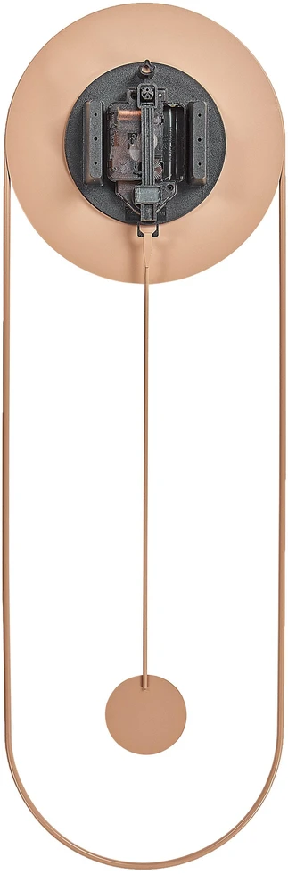 Beliani Sieninis laikrodis SALVAN 20 cm metalinis persikinis