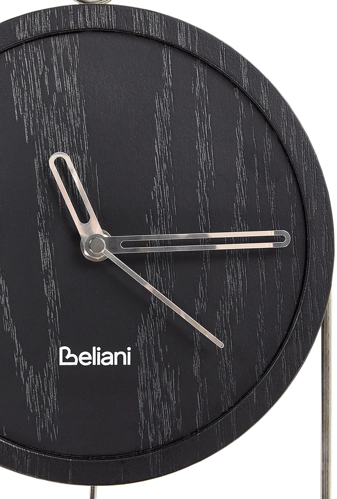 Beliani Sieninis laikrodis SIERRE 20 cm juodas