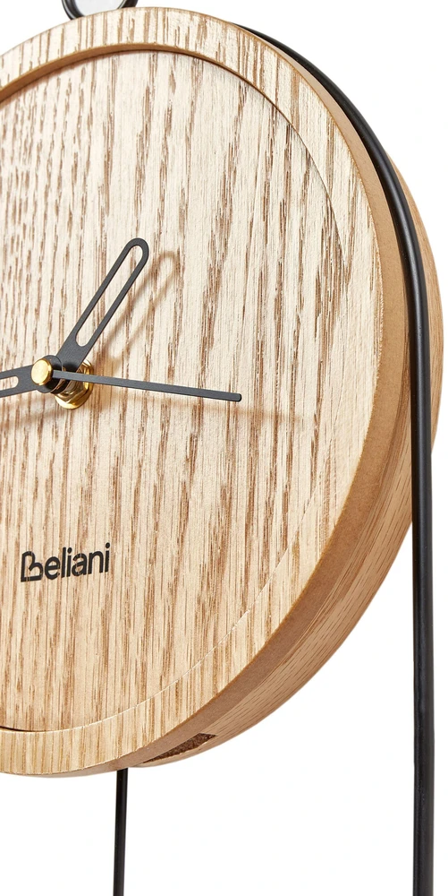 Beliani Sieninis laikrodis SIERRE 20 cm šviesiai rudas