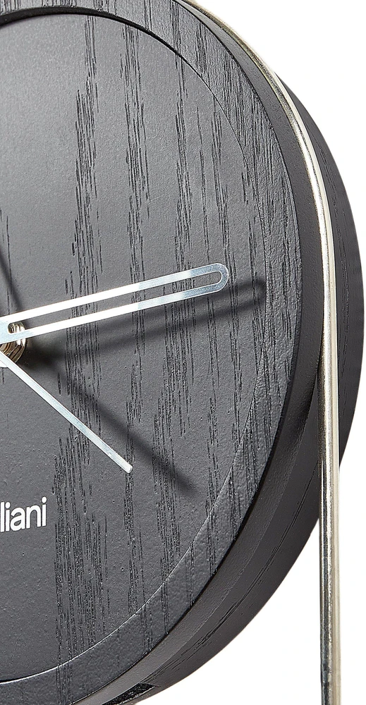 Beliani Sieninis laikrodis SIERRE 20 cm juodas