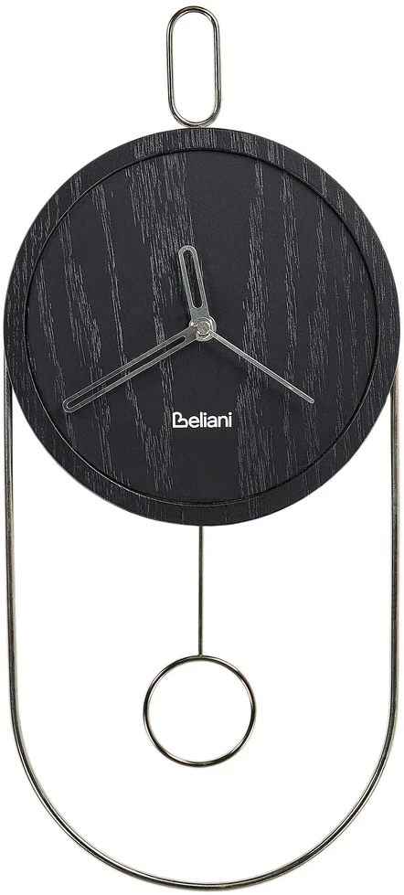Beliani Sieninis laikrodis SIERRE 20 cm juodas