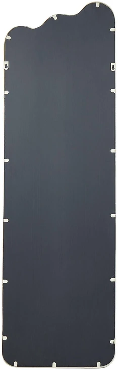 Beliani Sieninis veidrodis ABZAC 45 cm 145 cm metalinis, kreminės baltos spalvos