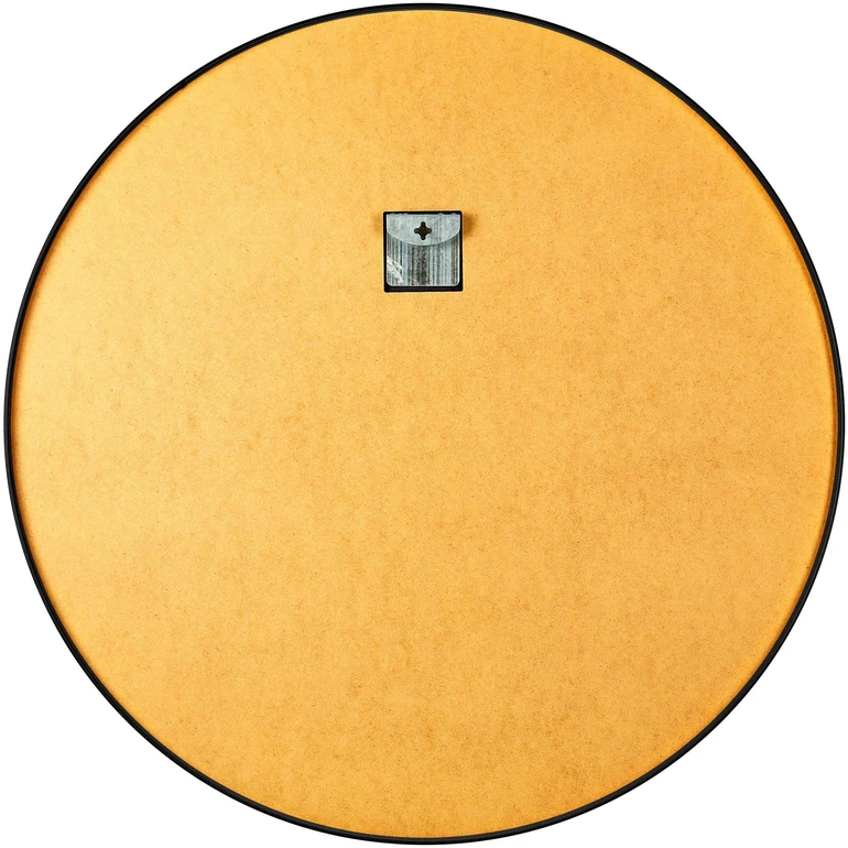 Beliani Sieninis veidrodis ANNEMASSE, 80 × 80 cm, metalinis, juodas
