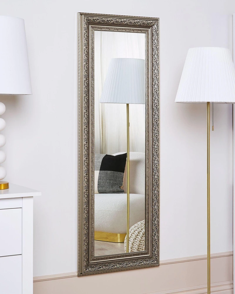 Beliani Sieninis veidrodis ASPEN 51 cm 141 cm auksinis