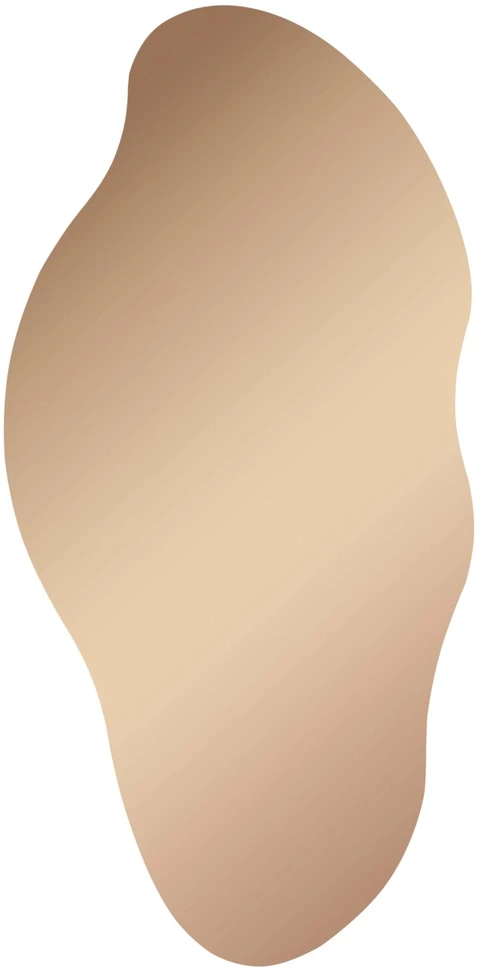 Beliani Sieninis veidrodis ASSIGNY 50 cm 92 cm rudas