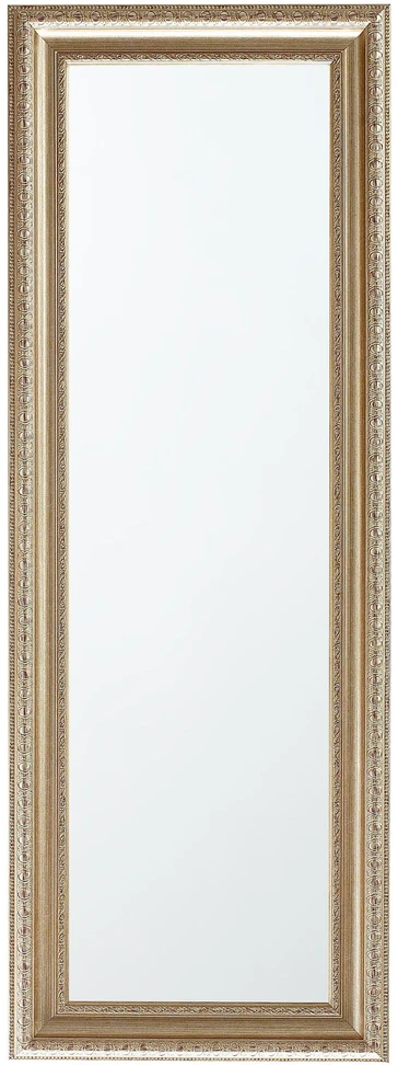 Beliani Sieninis veidrodis AURILLAC 51 cm 141 cm auksinis