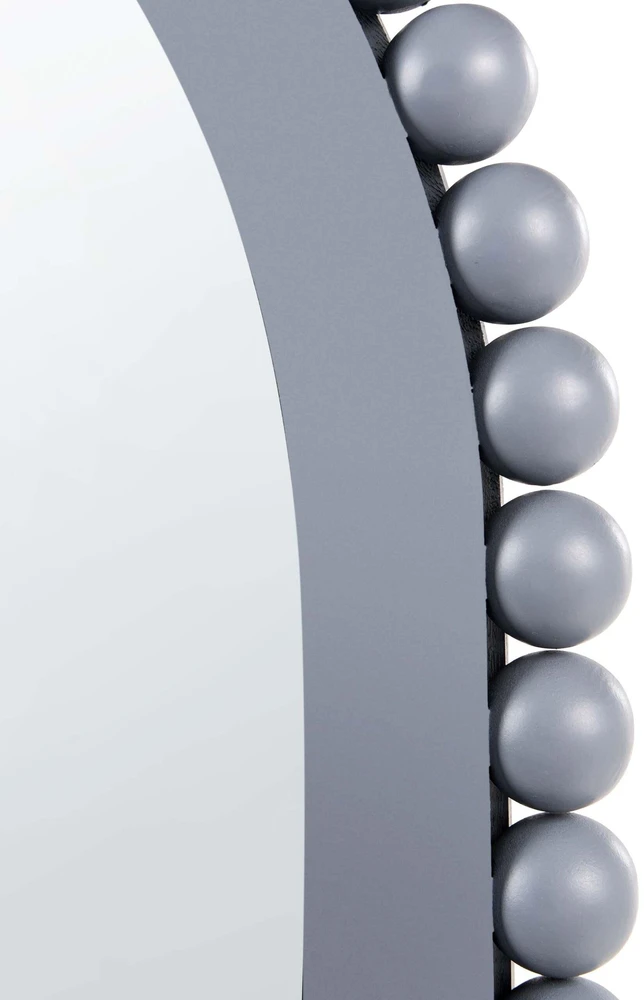 Beliani Sieninis veidrodis BARENTON, 53 × 165 cm, pilkas