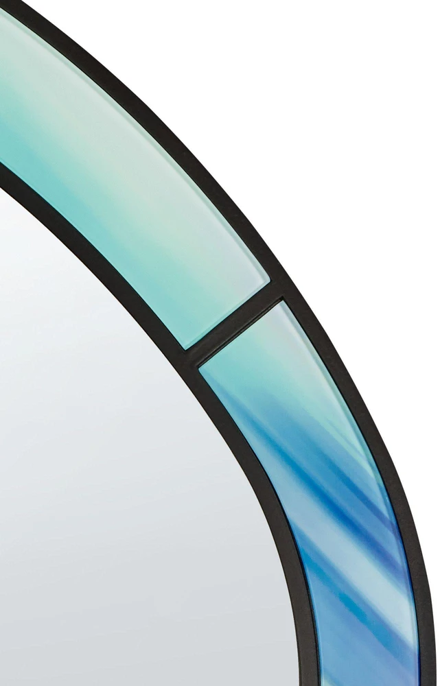Beliani Sieninis veidrodis BOUVRON 80 cm 60 cm spalvotas