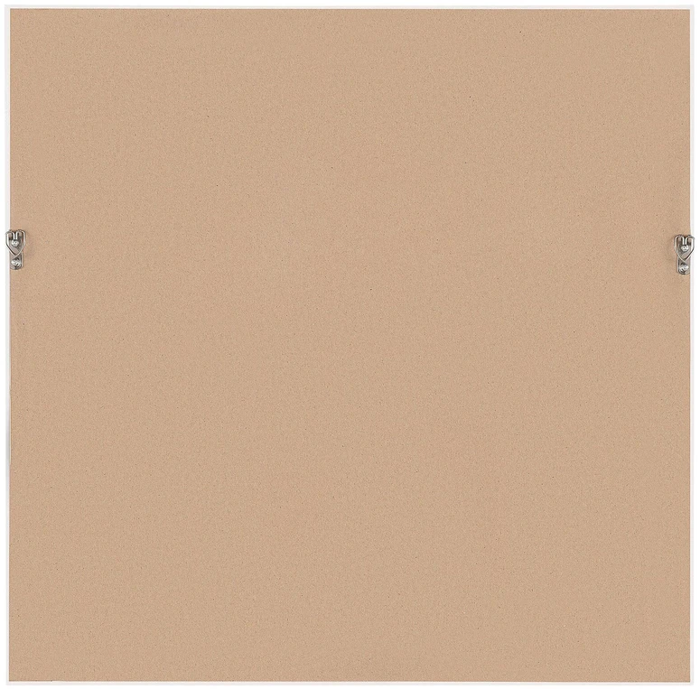 Beliani Sieninis veidrodis BRIGNOLES 50 cm 50 cm juodas