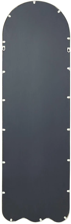 Beliani Sieninis veidrodis BUSSY 45 cm 145 cm metalinis, kreminės spalvos
