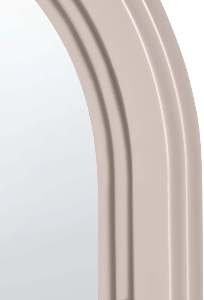 Beliani Sieninis veidrodis CALAIS 75 × 170 cm, smėlio spalvos