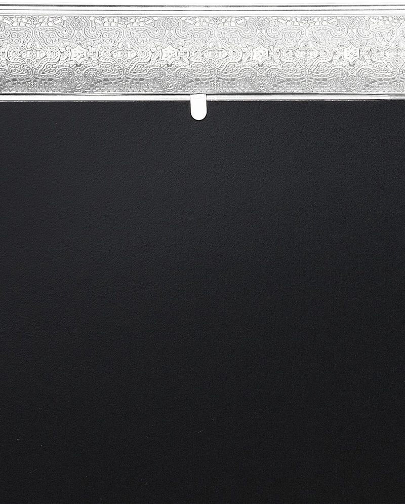 Beliani Sieninis veidrodis CAVAN 65 cm x 65 cm metalinis sidabrinis