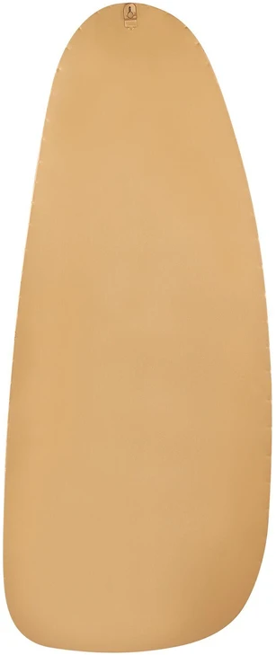 Beliani Sieninis veidrodis CERGY 39 cm 95 cm metalinis auksinis