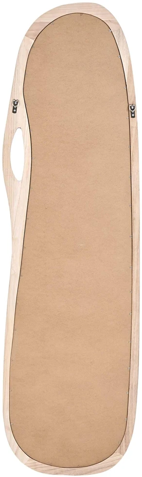 Beliani Sieninis veidrodis CORBARIEU, 45 × 159 cm, paulovnijos mediena, rudas