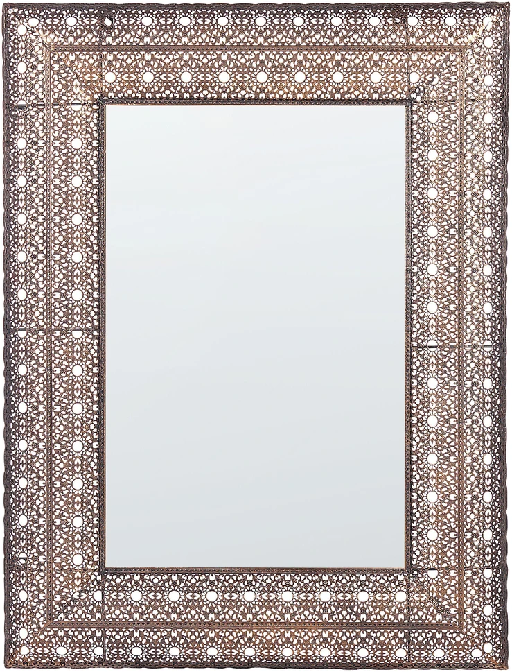 Beliani Sieninis veidrodis DEHRADUN, 69 × 90 cm, metalinis, vario spalvos