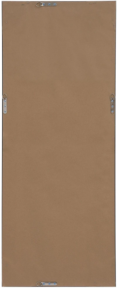 Beliani Sieninis veidrodis DRAVEIL 50 cm 130 cm auksinės spalvos