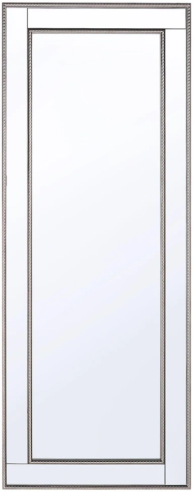 Beliani Sieninis veidrodis FENIOUX 50 × 130 cm, sidabrinis