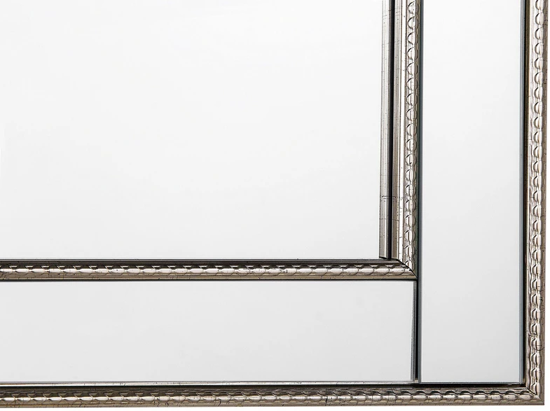 Beliani Sieninis veidrodis FENIOUX 50 × 130 cm, sidabrinis