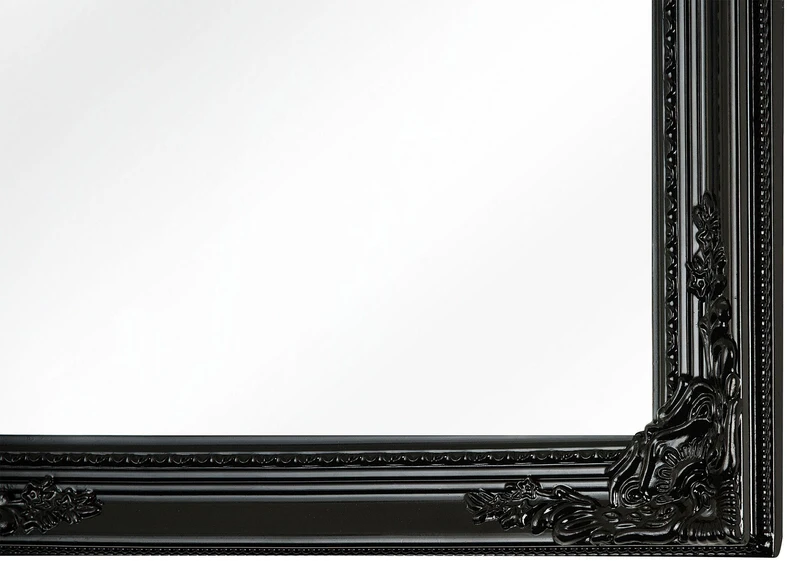 Beliani Sieninis veidrodis FOUGERES 50x130 cm, juodas