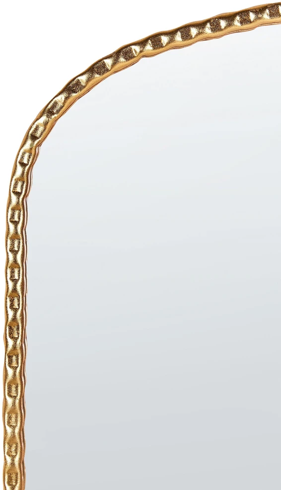Beliani Sieninis veidrodis LIVRY 71x71 cm, metalinis, auksinės spalvos