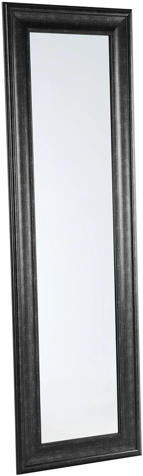 Beliani Sieninis veidrodis LUNEL 51 cm 141 cm Juodas