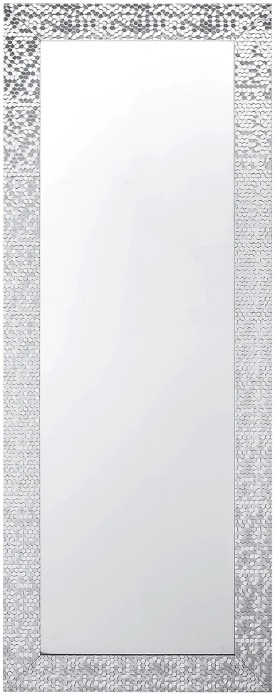 Beliani Sieninis veidrodis MARANS 50 x 130 cm, sidabro spalvos