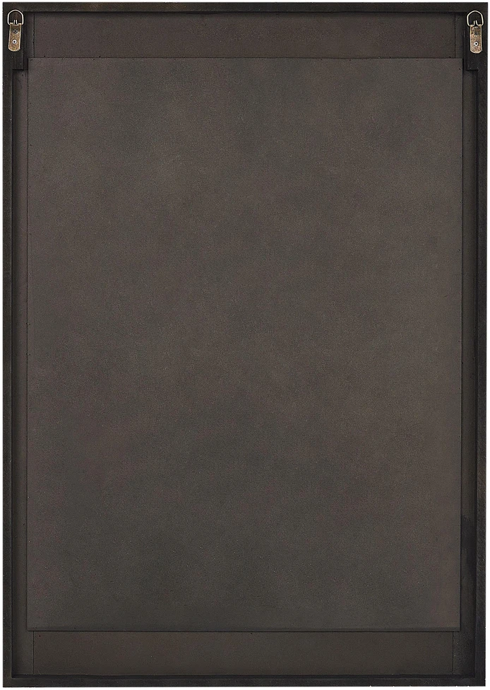 Beliani Sieninis veidrodis MARCIGNY 70 cm 100 cm Boucle, kreminės spalvos