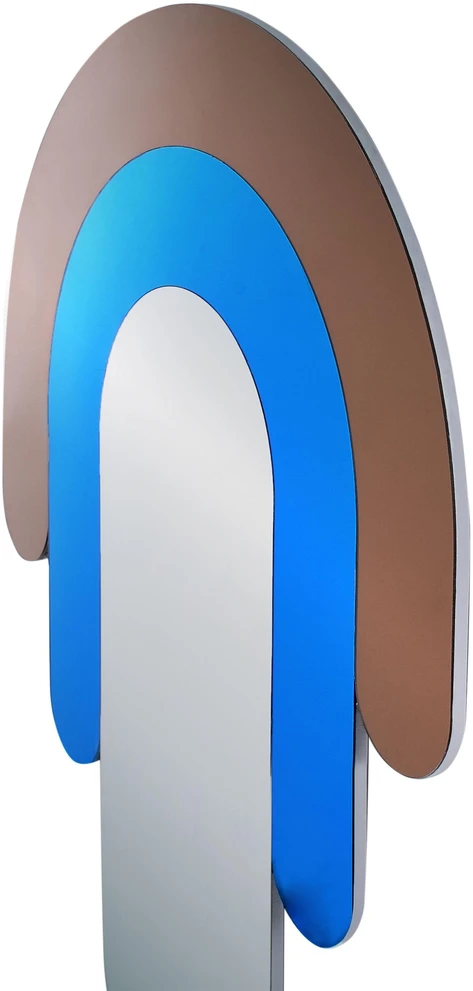 Beliani Sieninis veidrodis MESPAUL 60 cm 80 cm, spalvotas