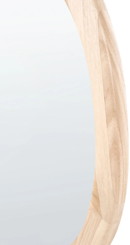 Beliani Sieninis veidrodis MONTVALEN, 59 × 150 cm, paulovnijos mediena, šviesiai rudas