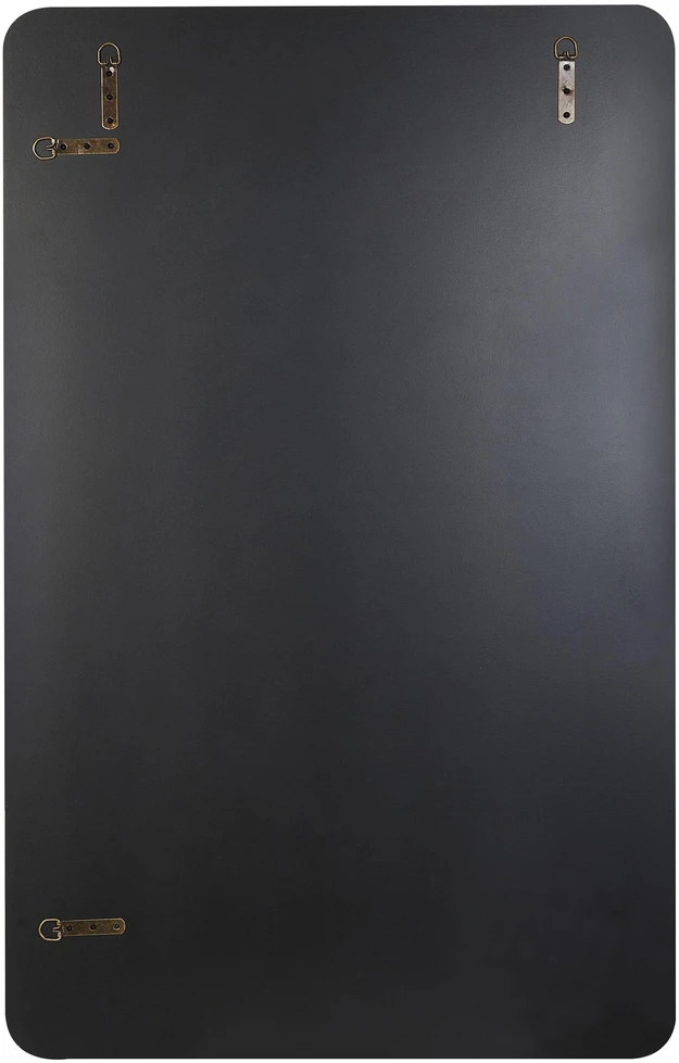 Beliani Sieninis veidrodis ORMES 70 cm 110 cm pilkas