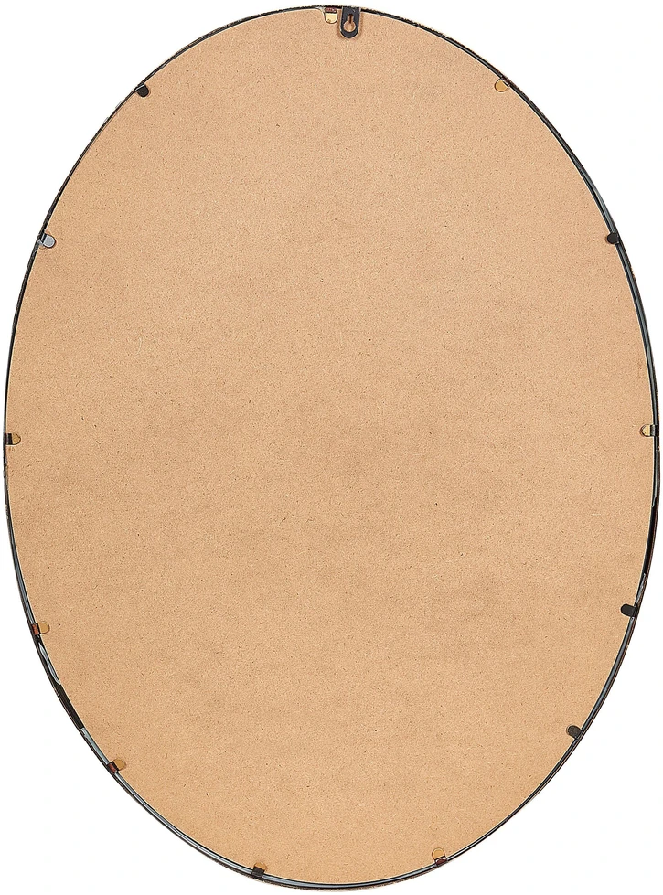 Beliani Sieninis veidrodis OUVEA 57 cm 79 cm metalinis auksinis