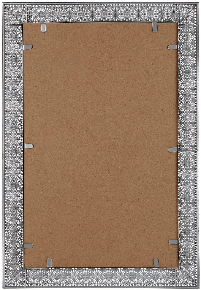 Beliani Sieninis veidrodis PALI 60 cm 90 cm metalinis auksinis